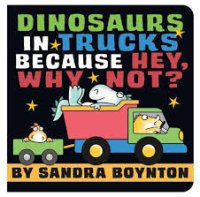 dinosaurs in trucks