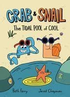 crab and snail and the tidal pool of cool