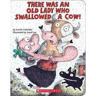 there was an old lady who swallowed a cow