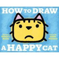 how to draw a happy cat